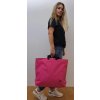 RŮŽOVÁ (MAGENTA) TAŠKA S VNĚJŠÍ KAPSOU