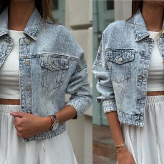 Dzinova bunda S KAMÍNKY Noooo jako že Wau 😀😀😀 Chceme ? 799,- XS: Prsa 42 cm, délka 50 cm, pas 42 cm, délka rukávu 60 cm S:...