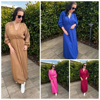 Jarní sezóna začíná 🌸 Lehoučké dlouhé šaty, které si zamilujete na první obléknutí. Pohodlí, styl a krásné barvy pro každý...