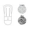 podlozka prodlouzena eucalyptus fleece grey