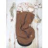 Deka nepadací vaflová (brown, černý fleece)