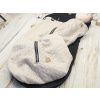 Deka nepadací copánková (cappuccino, taupe fleece)