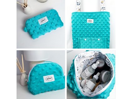 Tyrkysový set taštičiek