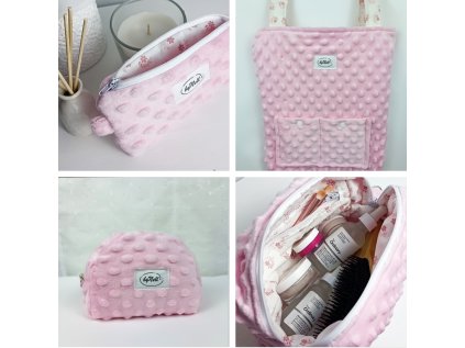 Ružový set taštičiek