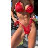 Spodni dil Modern samet red