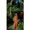 Spodni dil Modern samet orange 3