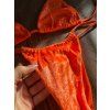 Spodni dil Modern samet orange 4