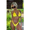 Vrsek od plavek Samet yellow 1
