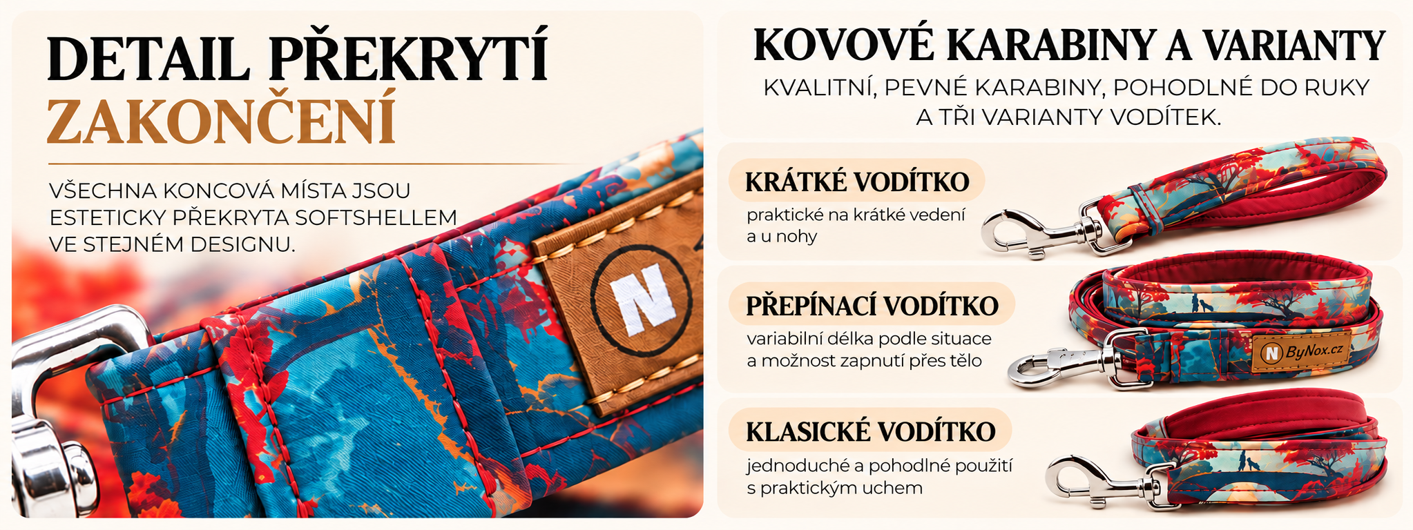 Konstrukce a varianty vodítek ByNox