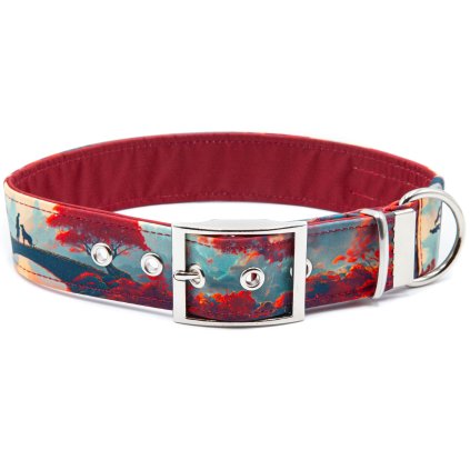 Obojek pro psa 4 cm s přezkou "My place "