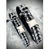 Obojek pro psa 4 cm "Chrome" (Barva Černá, Trojzubec Plast, Velikost XL)
