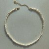 Simple pearls choker