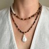 Coffee Agate necklace