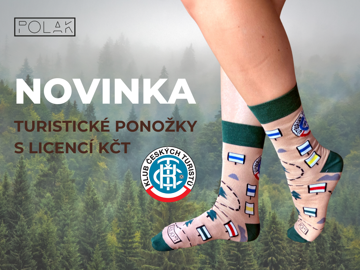 NOVINKA: Turistické ponožky KČT - obujte se do pohodlí a vydejte se na cestu 🥾