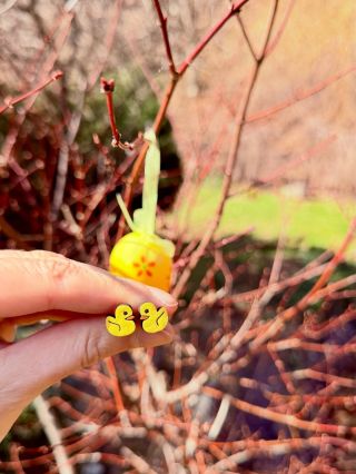 Veselé Velikonoce ☀️🐣 #velikonoce #nausnice #vyrobenorucne #lokalnitvurce #lokalnitvorba