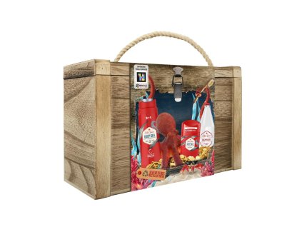old spice deep sea darcekova kazeta deostick 50 ml sprchovaci gel 3v1 250 ml voda po holeni 100ml drevena truhlicka 594823