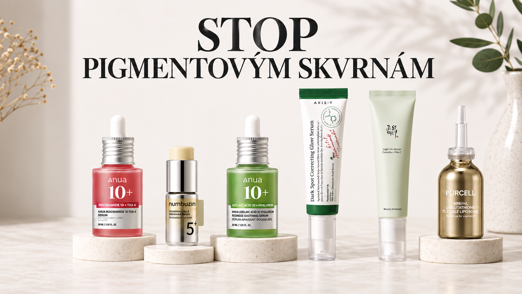 Nejlepší korejská séra na pigmentové skvrny: co vybrat podle typu skvrn