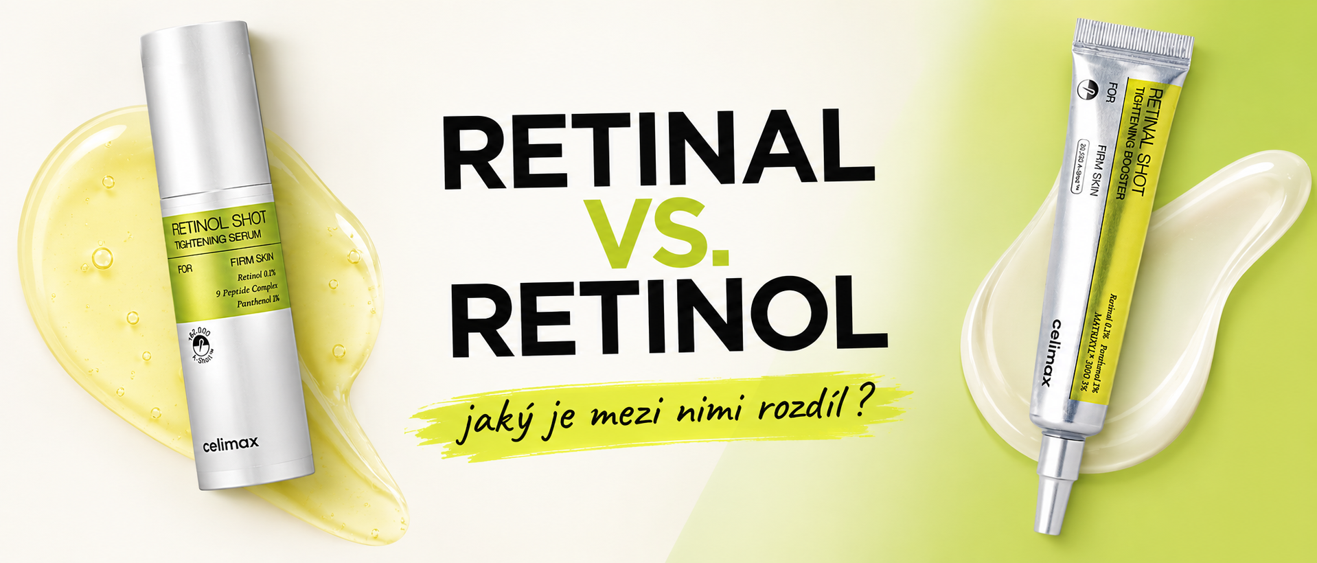 Celimax Retinal Shot vs. Retinol Shot: jaký je rozdíl a který vybrat