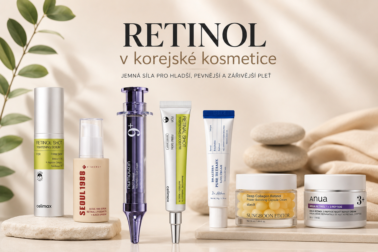 Retinol v korejské kosmetice: účinky, použití a rozdíl mezi retinolem a retinalem