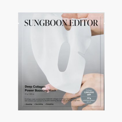 Sungboon Editor - Deep Collagen Power Boosting Mask - Maska s hlubokým kolagenem pro posílení pleti - 4 x 37 g