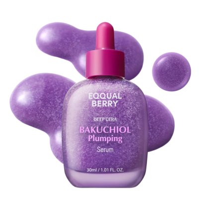 EQQUALBERRY Bakuchiol Plumping Serum - Přírodní lifting pro Vaši pleť - 30 ml