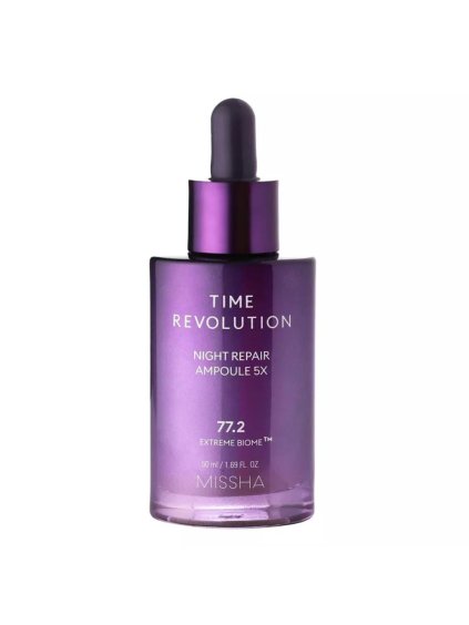 Missha - Time Revolution Night Repair Ampoule 5x - Zpevňující sérum 50 ml