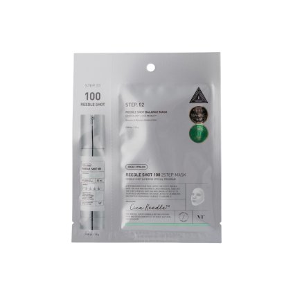 VT Cosmetics - Reedle Shot 100 2Step Mask - Zpevňující pleťová maska v plátýnku - 1,5g+25g