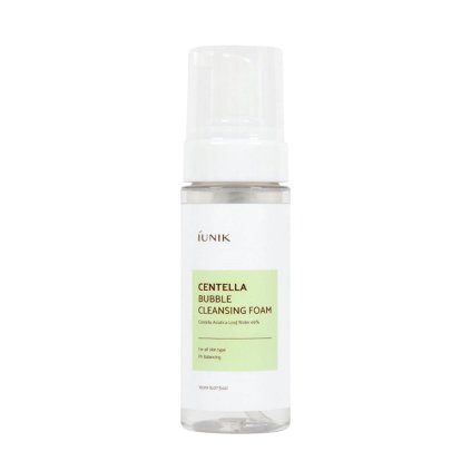 iUNIK - Centella Bubble Cleansing Foam - Čisticí pěna s pupečníkem asijským - 150 ml