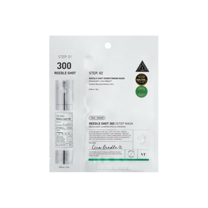 VT Cosmetics - Reedle Shot 300 2Step Mask - Zpevňující pleťová maska v plátýnku - 1,5g+25g