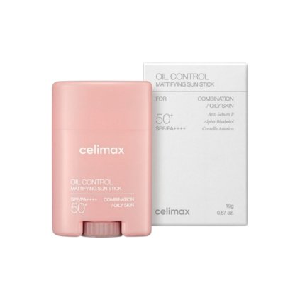 Celimax - Oil Control Mattifying Sun Stick - Ochranná SPF tyčinka - 19 g
