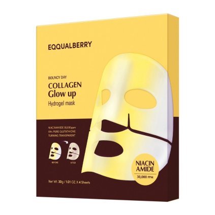 EQQUALBERRY Collagen Pore Tight Up Hydrogel Mask 1