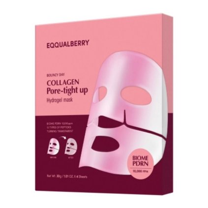 EQQUALBERRY Collagen Pore Tight Up Hydrogel Mask 4