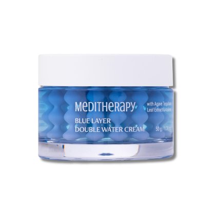 Meditherapy - Blue Layer Double Water Cream - Zpevňující a hydratační krém na obličej - 50 ml
