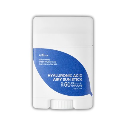 Isntree Hydratační ochranná tyčinka Hyaluronic Acid Airy Sun Stick SPF50+ PA++++