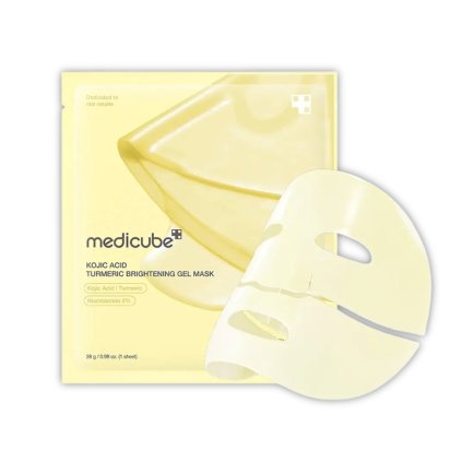Medicube Kojic Acid Turmeric Brightening Gel Mask 4ks – Rozjasňující péče pro zářivou pleť