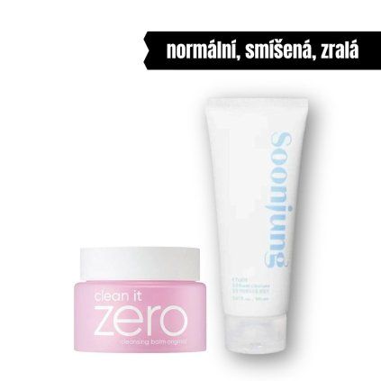 BANILA CO Clean It Zero a ETUDE SoonJung double cleansing set