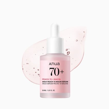 ANUA - Peach Niacin Serum 70% - Výživující sérum pro zářivou pleť - 50 ml