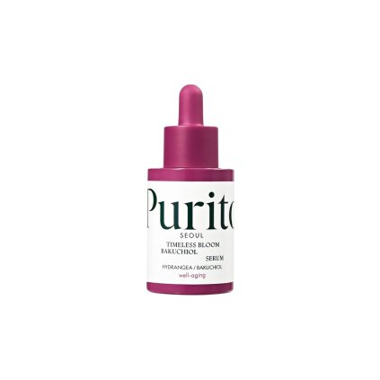 Purito Seoul - Bakuchiol Timeless Bloom Revitalizing Cream - Bakuchiolové sérum proti vráskám - 30 ml