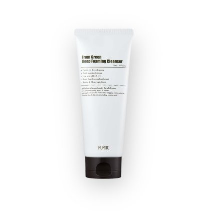 Purito Seoul - From Green Deep Foaming Cleanser - Jemná mycí pěna s extraktem z pupečníku asijského 150ml
