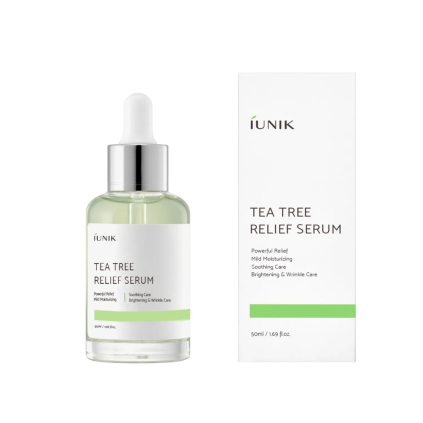 iUNIK Tea Tree Relief Serum 50 ml – sérum pro problematickou pleť