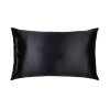 Hedvábný povlak na polštář BLACK 50 x 70 cm – Luxusní spánek a péče o pleť | bySarah