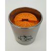 Aperol s pomerančem - svíce s afirmací a dřevěným knotem