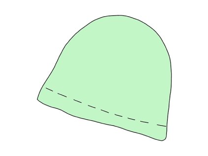 Čepice jednovrstvá 51-52cm