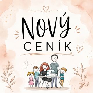 ❤️ Nový ceník ❤️ Miláčci, musela jsem upravit ceník, jak už vzhledově aby se v něm dalo vyznat, tak jsem musela navýšit i...