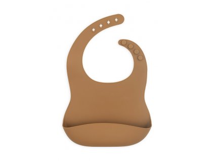 2094 jollein silikonovy bryndak s korytkem caramel