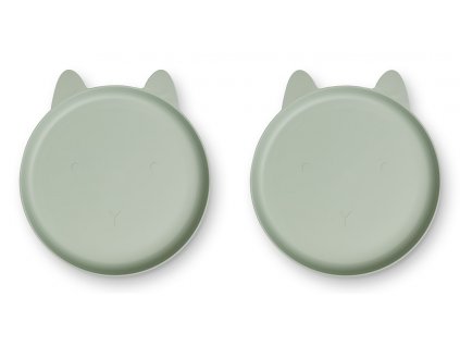 LW14838 Mae plate 2 pack 0036 Rabbit dusty mint Extra 0