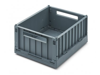 LW15143 Weston Storage Box S w. lid 2 pack 7130 Whale blue Extra 1