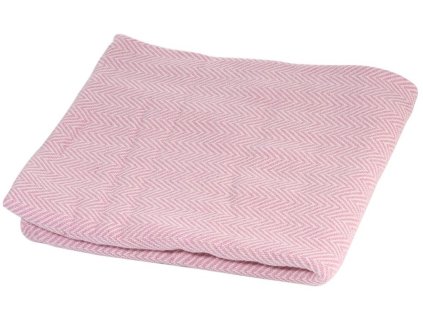 KINDSGUT bavlněná dečka růžová