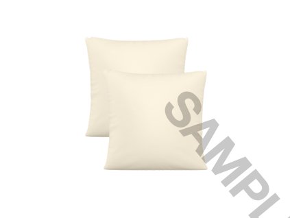 Sada 2 ks - 30x40cm dekorativních protiroztočových polštářů nanoSPACE Nanobavlna®  – režná biobavlna, 300g (Barva Režná biobavlna)