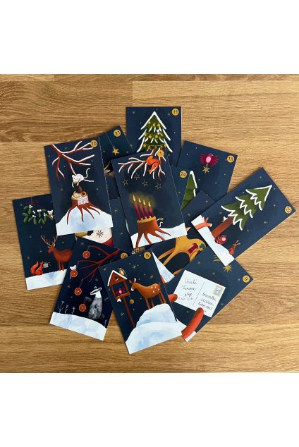 PŘEDPRODEJ - Adventní karty s Kapištem by Terez K./Lesito